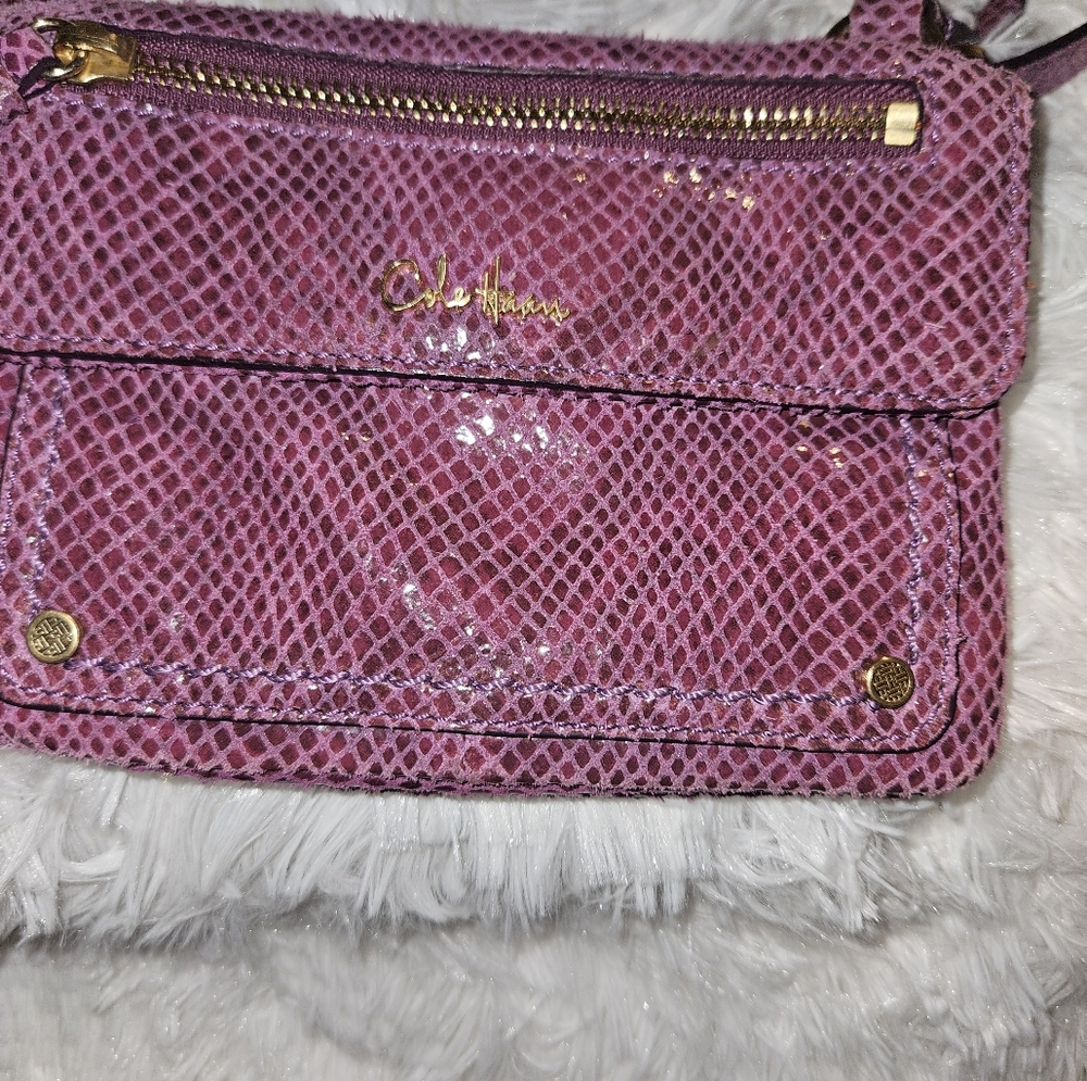 Cole Haan Pink Snake Print Women's Bag